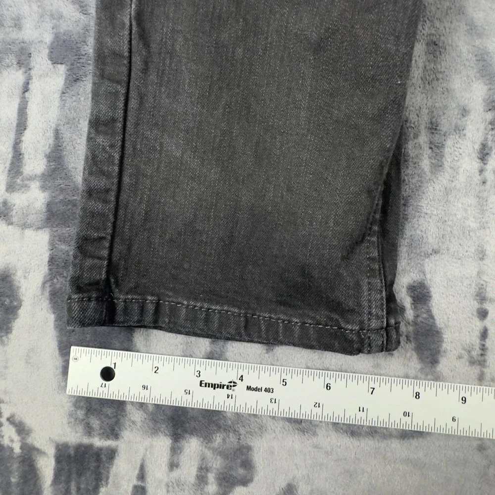 Levi's 505 Regular Fit Jeans Mens 32x32 Black Straight Leg Denim 00505-2342